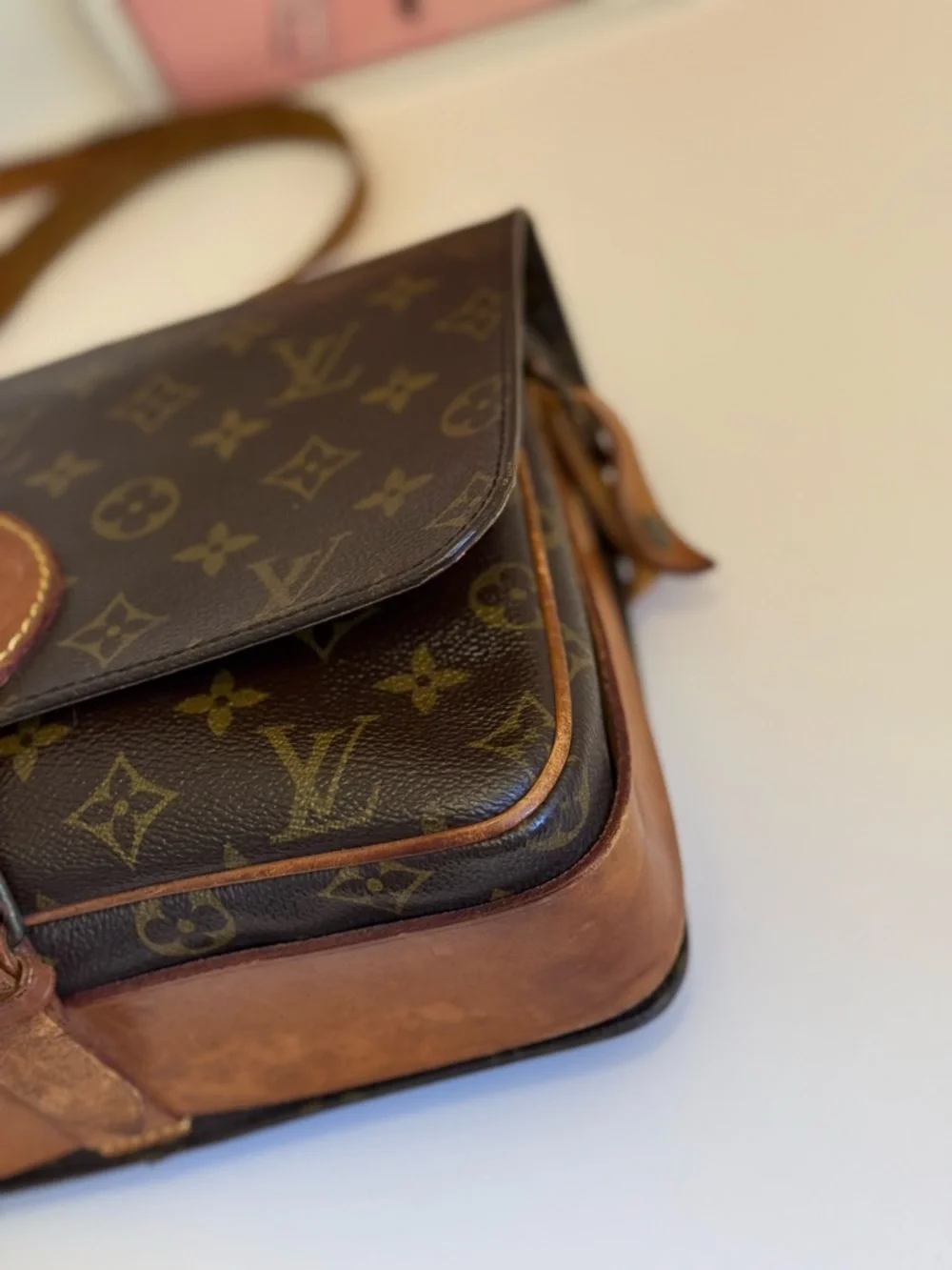 Louis Vuitton Cartouchiere MM  Monogram Crossbody Bag 🌟 - Picture 14 of 15